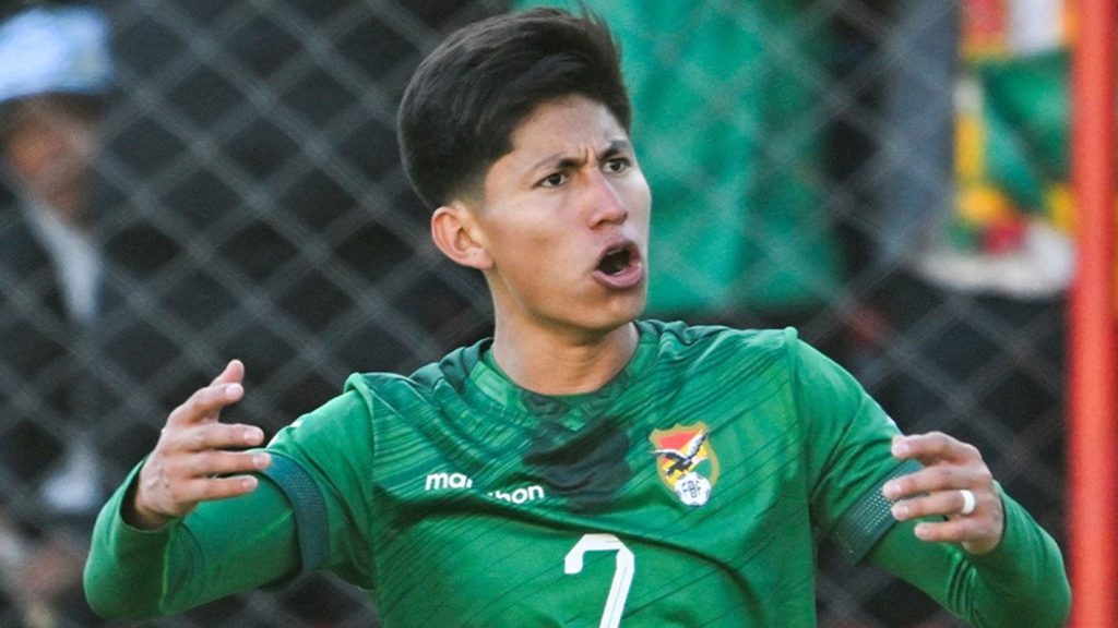 Miguel Terceros, jugador de la Selección Boliviana